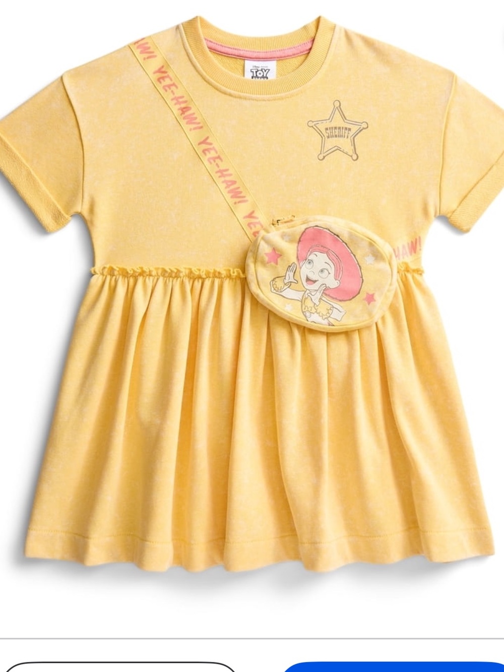 Toy Story Yellow Jessie Dress-Style Kids with Character Pouch - Picture 9 of 9